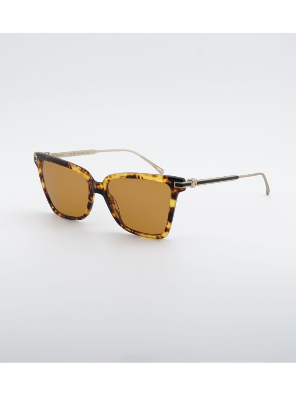 Salvatore Ferragamo SF2036S 242 Sunglasses Havana Butterfly Frame, Brown Lenses
